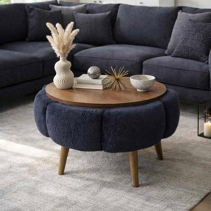 Atelier Del Sofa Papatya 60 - Antracita, Nogal